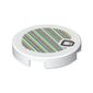 Tile Round 2 x 2 with Bottom Stud Holder and Mushroom and Barcode Print (Sticker)