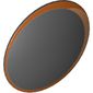 Shield Round Bowed, Metallic Copper Border (Eye) Print