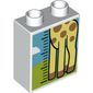 Duplo Brick 1 x 2 x 2 with Bottom Tube with Giraffe Body Height Chart Print
