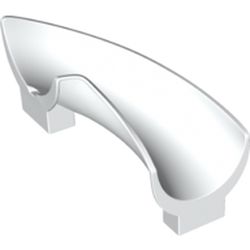 LEGO part 79790 Slide Curved Right 90° in White