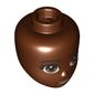 Minidoll Head Hazel Eyes, Open Mouth print