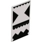 Glass for Window 1 x 4 x 6 with Black Triangles Print