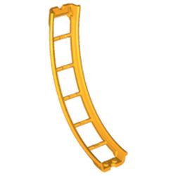 LEGO part 80564 Vehicle Track, Roller Coaster Quarter Loop 4 x 12 x 10 in Flame Yellowish Orange/ Bright Light Orange