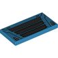 Tile 2 x 4 with Car Grille Print