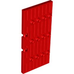 LEGO part 87601 Door 1 x 5 x 8.5 Stockade in Bright Red/ Red