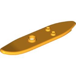 LEGO part 6075 Sports Surfboard [Long] in Flame Yellowish Orange/ Bright Light Orange