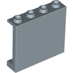 LEGO part 60581 Panel 1 x 4 x 3 [Side Supports / Hollow Studs] in Sand Blue
