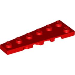 LEGO part 78443 Wedge Plate 6 x 2 Left in Bright Red/ Red