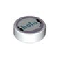 FLAT TILE 1X1, ROUND, NO. 184