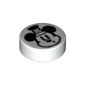 FLAT TILE 1X1, ROUND, NO. 208