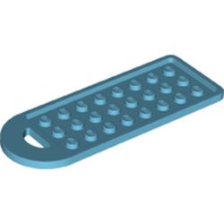 LEGO part 79996 Bag Tag with 3 x 8 Studs in Medium Azure