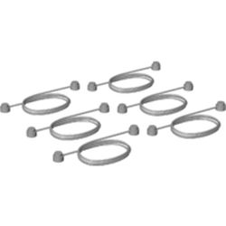 LEGO part 83197 String 40L with Studs, Pack of 6 in Medium Stone Grey/ Light Bluish Gray