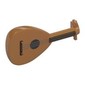 Musical Instrument Lute with White Strings print