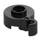 Hook Round 2 x 2 with Axle Hole, Bottom Stud Holder