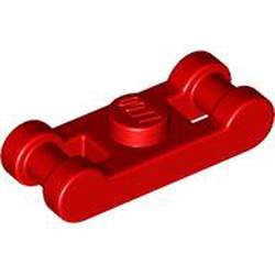 LEGO part 78257 Plate Special 1 x 1 with Handle on 2 Ends in Bright Red/ Red