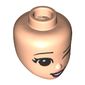 Minidoll Head, Wink, Open Mouth, Brown Eye print