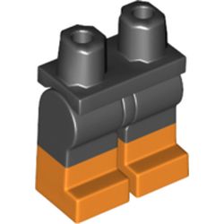 Hips with Black Legs and Orange Boots Pattern