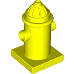 LEGO part 6414 Duplo Fire Hydrant in Vibrant yellow