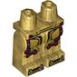 Hips and Pearl Gold Legs with Gold Armour with Dark Red Trim Print (Iron Man)