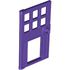 79730 DOOR 4X6, W/ CUT OUT, NO. 1 in Medium Lilac/ Dark Purple