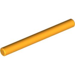 LEGO part 30374 Bar 4L (Lightsaber Blade / Wand) in Flame Yellowish Orange/ Bright Light Orange