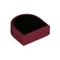 Tile 1 x 1 Half Circle with Black Field print