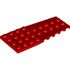 14181 AEROPLANEWING 4X9 in Bright Red/ Red