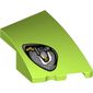 Slope Curved 3 x 2 with Stud Notch Right with Black Headlight print