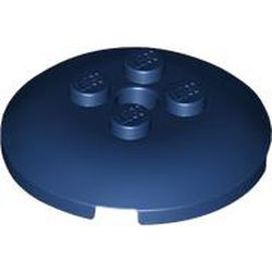 LEGO part 65138 Dish 4 x 4 with 4 Studs in Earth Blue/ Dark Blue