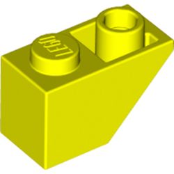 LEGO part 3665 Slope Inverted 45° 2 x 1 in Vibrant yellow