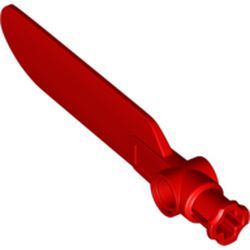 LEGO part 99012 Technic Rotor Blade Small with Axle and Pin Connector End in Bright Red/ Red
