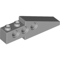 LEGO part 2744 Technic Slope Long 1 x 6 with 3 Holes in Medium Stone Grey/ Light Bluish Gray
