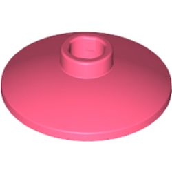 LEGO part 4740 Dish 2 x 2 Inverted [Radar] in Vibrant Coral/ Coral