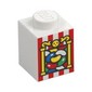 Brick 1 x 1 with Jelly Beans (Bertie Botts Beans) Print