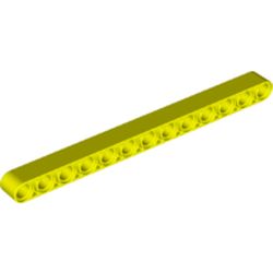 LEGO part 41239 Technic Beam 1 x 13 Thick in Vibrant yellow