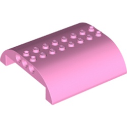 LEGO part 54095 Slope Curved 8 x 8 x 2 Double in Light Purple/ Bright Pink