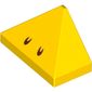 Slope 45° 2 x 1 Triple with Reddish Brown Marks (Nostrils) Print