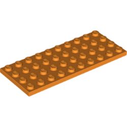 LEGO part 3030 Plate 4 x 10 in Bright Orange/ Orange