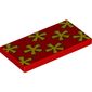 Tile 2 x 4 with Hawaiian Shirt Print