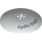 Dish 10 x 10 Inverted [Radar] with 'Arctic Ocean' print