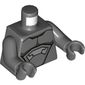 Torso Armor, Silver Panels, Black Lines Print, Dark Bluish Gray Arms and Hands