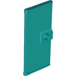 LEGO part 80683 Door 3 x 6 in Bright Bluish Green/ Dark Turquoise