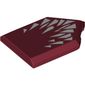 Tile Special 2 x 3 Pentagonal with White Teeth/Triangles print