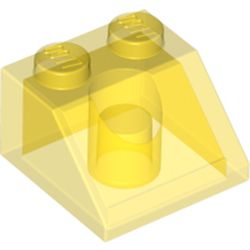 LEGO part 3039 Slope 45° 2 x 2 in Transparent Yellow/ Trans-Yellow