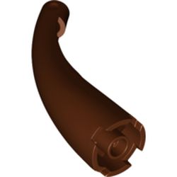 LEGO part 67361 Animal / Creature Body Part, Tail / Claw / Horn / Branch / Tentacle, End Section, Large in Reddish Brown