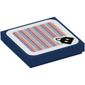 Tile 2 x 2 with Bob-omb and Barcode Print (Sticker)