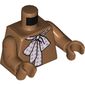 Torso Fur, Large White Bow with Lavender Spots print, Medium Nougat Arms and Hands