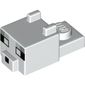 Animal Body Part, Cat Head 1 x 2 with Cube with Ears, Nose and Pixelated Face print