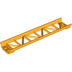 LEGO part 25059 Vehicle Track, Roller Coaster Straight 16L in Flame Yellowish Orange/ Bright Light Orange