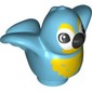 Duplo Animal Bird with Yellow Chest and Black Beak Print